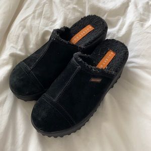 Rocket Dog Black Platform Clogs